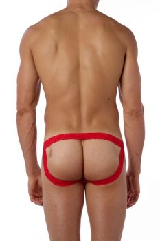 Good Devil 4406 Lace Jockstrap red