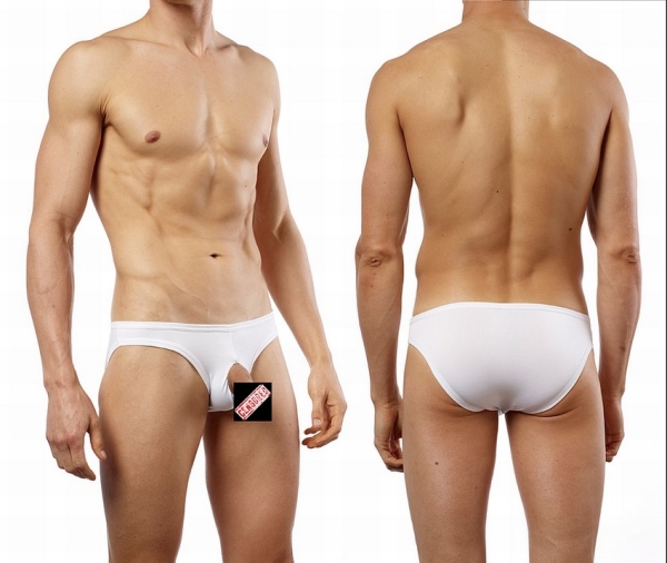 Good Devil 6105 Cock-Out Brief White Gr. S