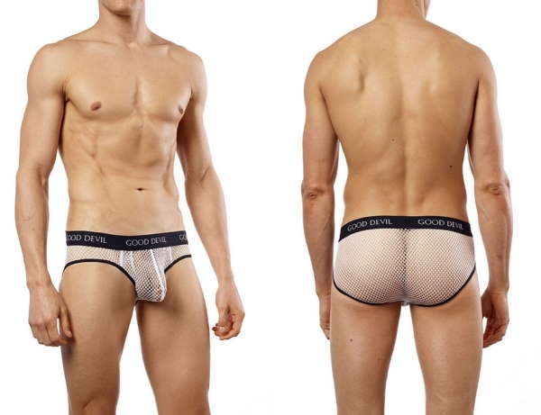 Good Devil 6042 Big Mesh Brief white