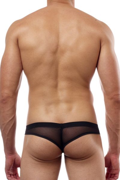 Cover Male Pouch Enhancing Cheeky Boxer 222 Sheer Black