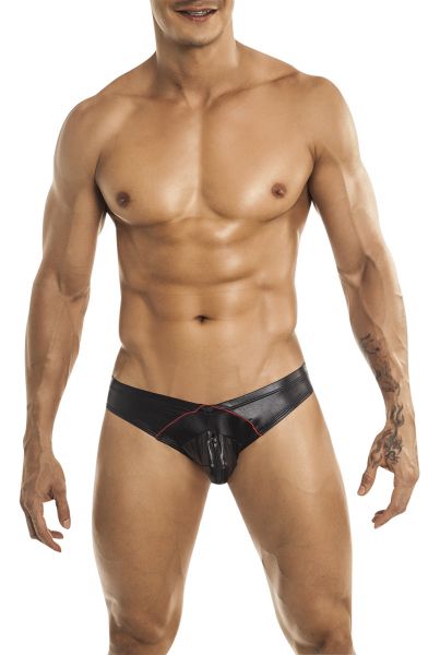 MJ Zipper Brief Model 030814 black