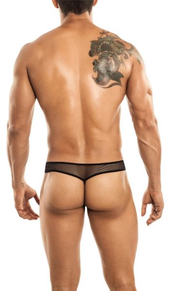 MJ Metal Cockring Thong Model 40110 black