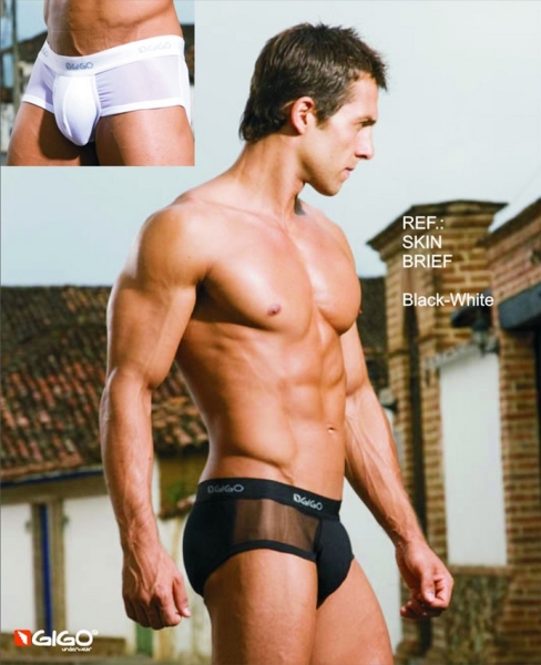 Gigo Skin Brief Black Gr.S**